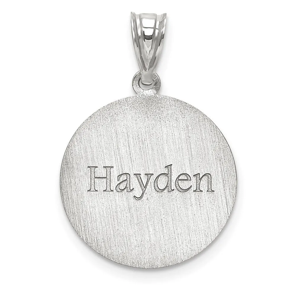 10KW Personalized Basketball Pendant