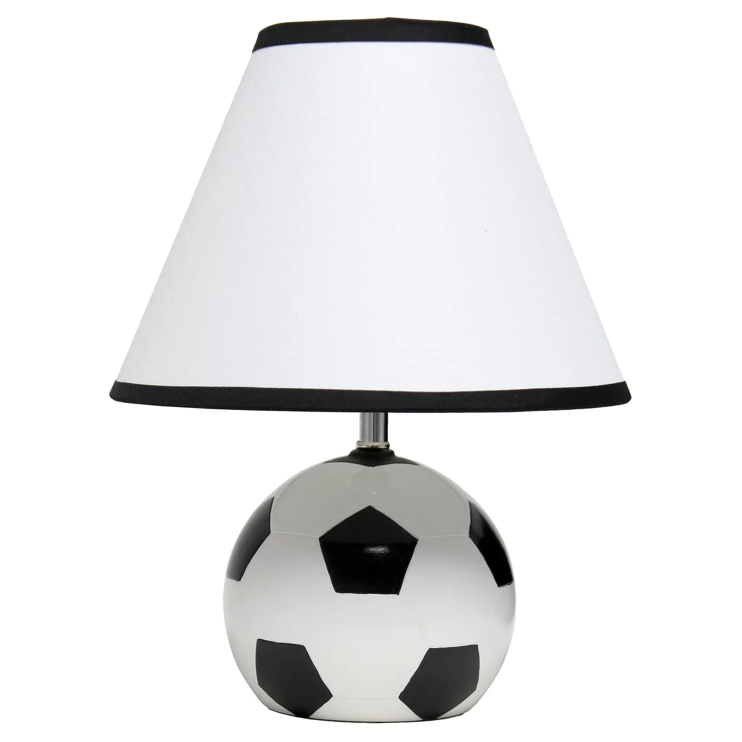 11.5" Tall Athletic Sports Football Base Ceramic Table Desk Lamp