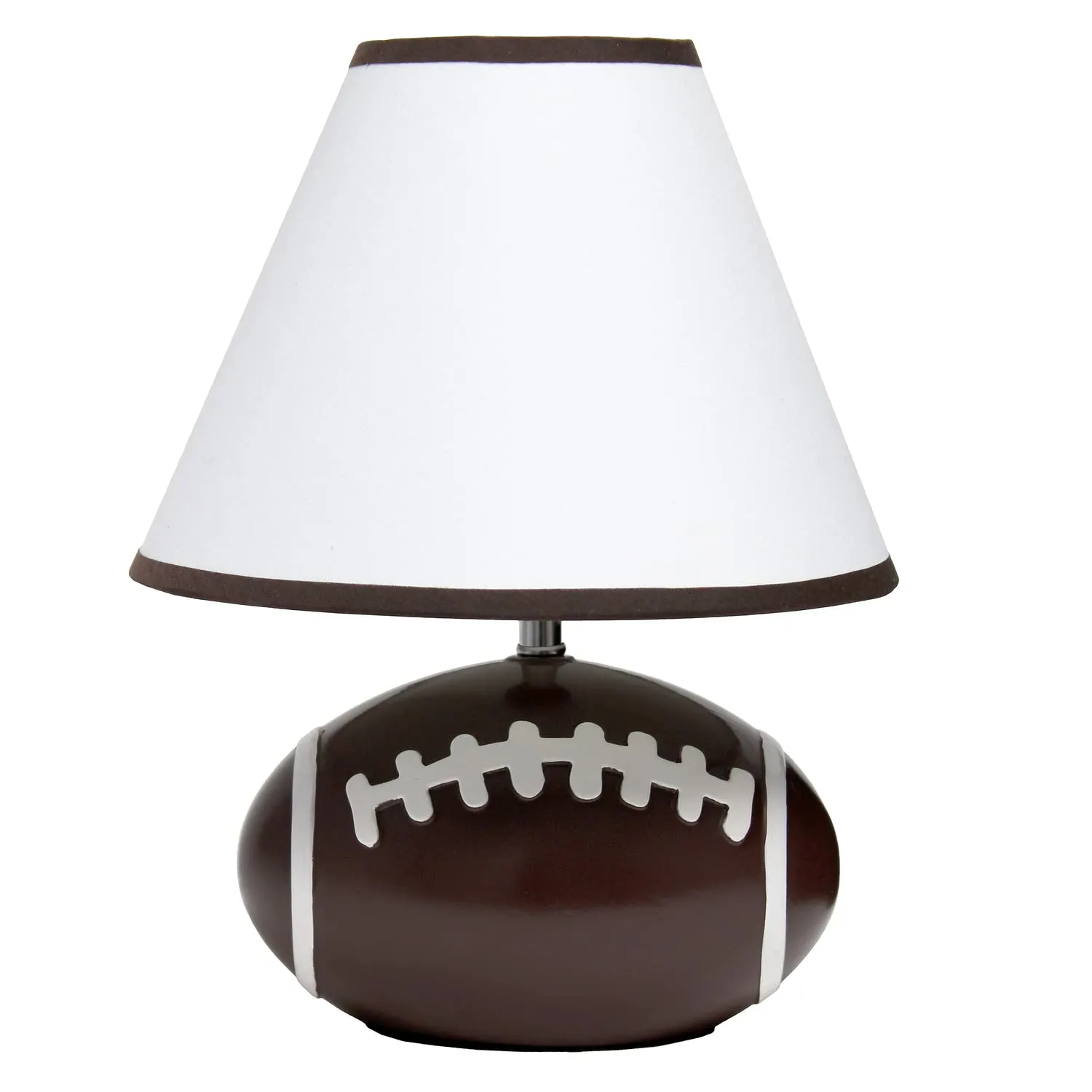 11.5" Tall Athletic Sports Football Base Ceramic Table Desk Lamp