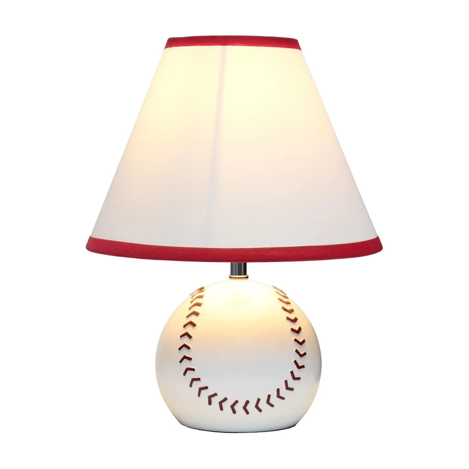 11.5" Tall Athletic Sports Football Base Ceramic Table Desk Lamp