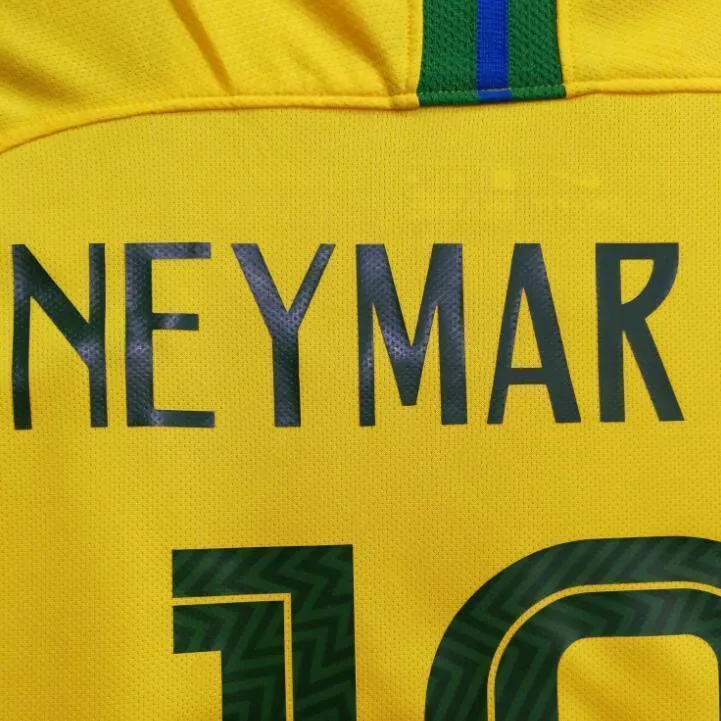 2018 Men Brazil Jersey Home Neymar Jersey Soccer World Cup Jersey Fanatics