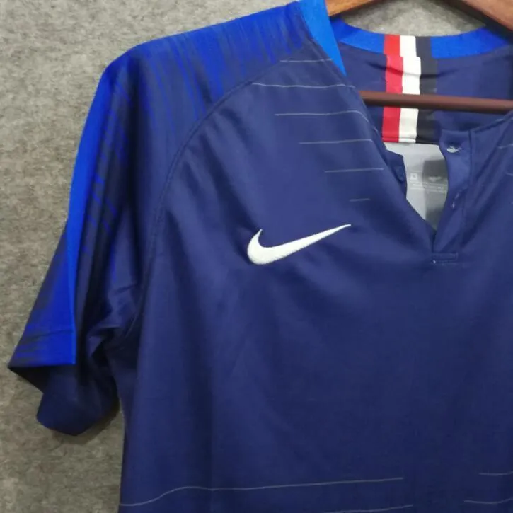 2018 Men France Jersey Home Stadium Jersey World Cup Jersey Fanatics