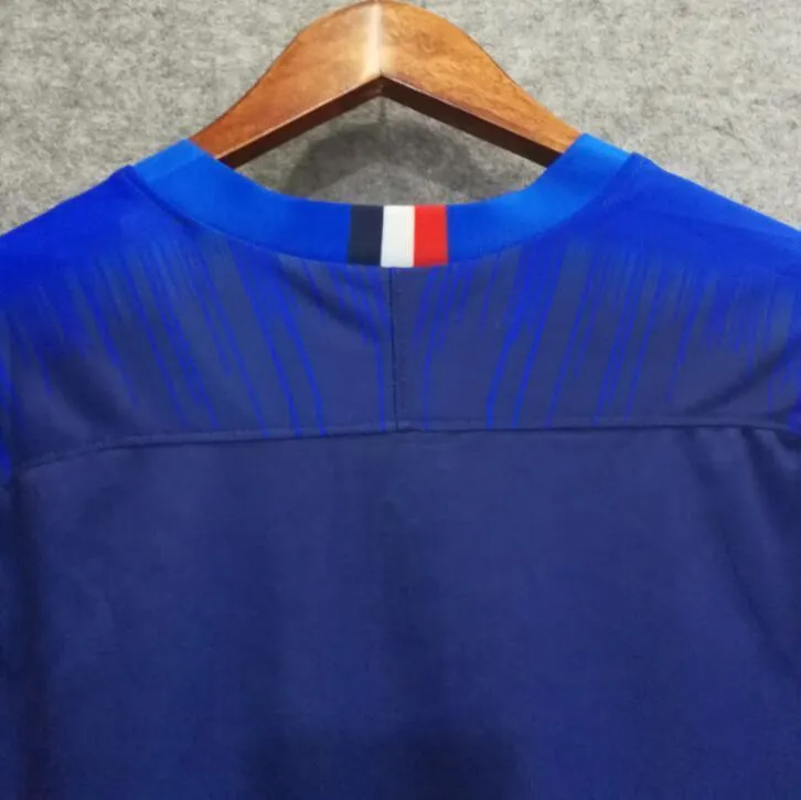 2018 Men France Jersey Home Stadium Jersey World Cup Jersey Fanatics