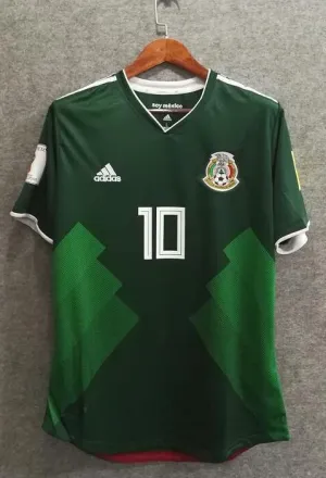 2018 Men Mexico Jersey Stadium Home Soccer Jersey World Cup Jersey Player