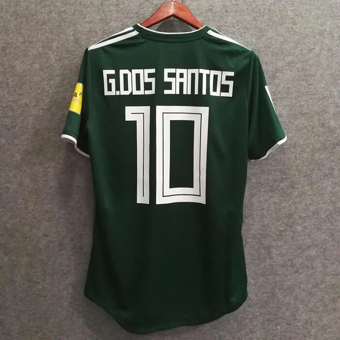 2018 Men Mexico Jersey Stadium Home Soccer Jersey World Cup Jersey Player