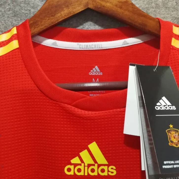 2018 Men Spain Jersey Home Stadium Soccer Jersey World Cup Jersey Player
