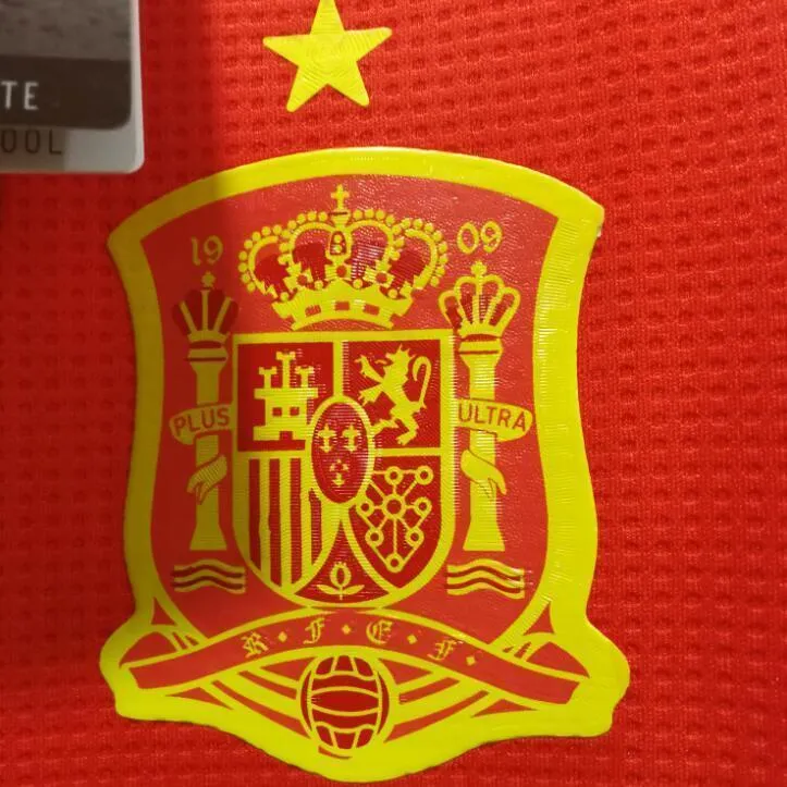 2018 Men Spain Jersey Home Stadium Soccer Jersey World Cup Jersey Player