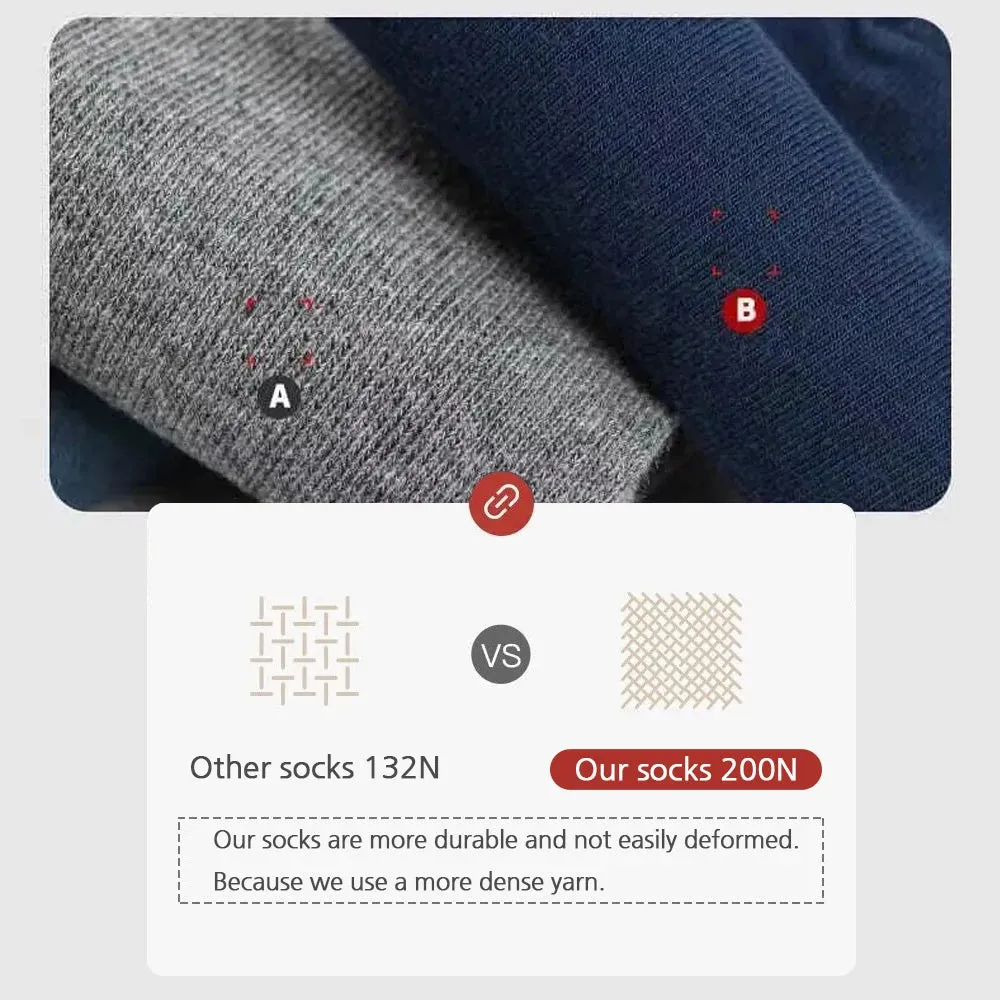 5 Pairs/lot Men Cotton Socks