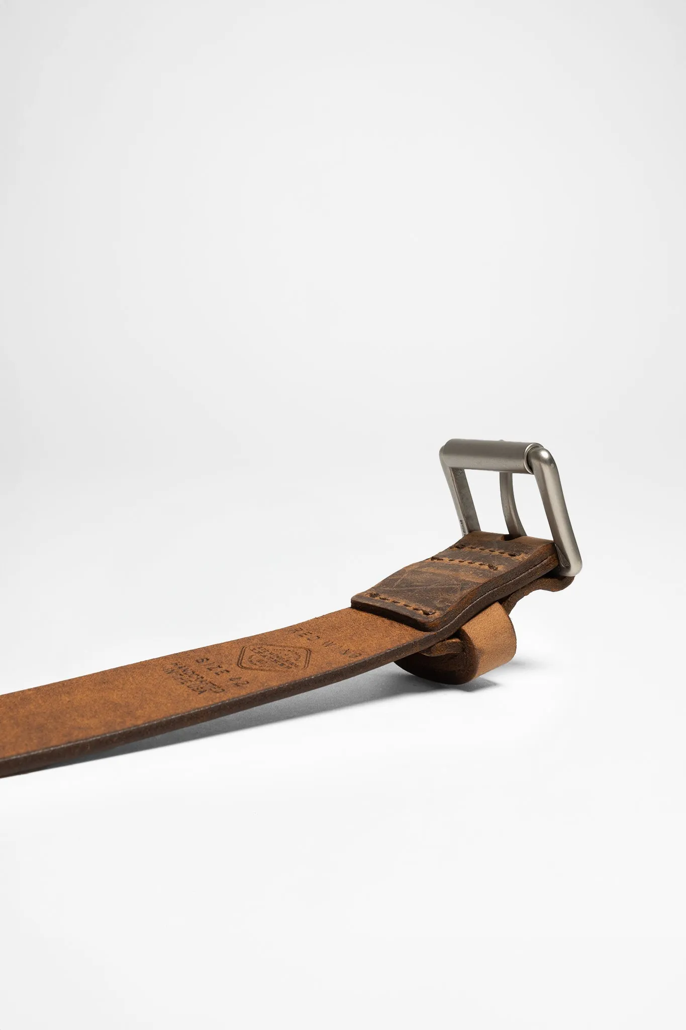 96520 HERITAGE BELT Unisex Braun
