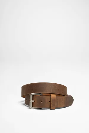 96520 HERITAGE BELT Unisex Braun