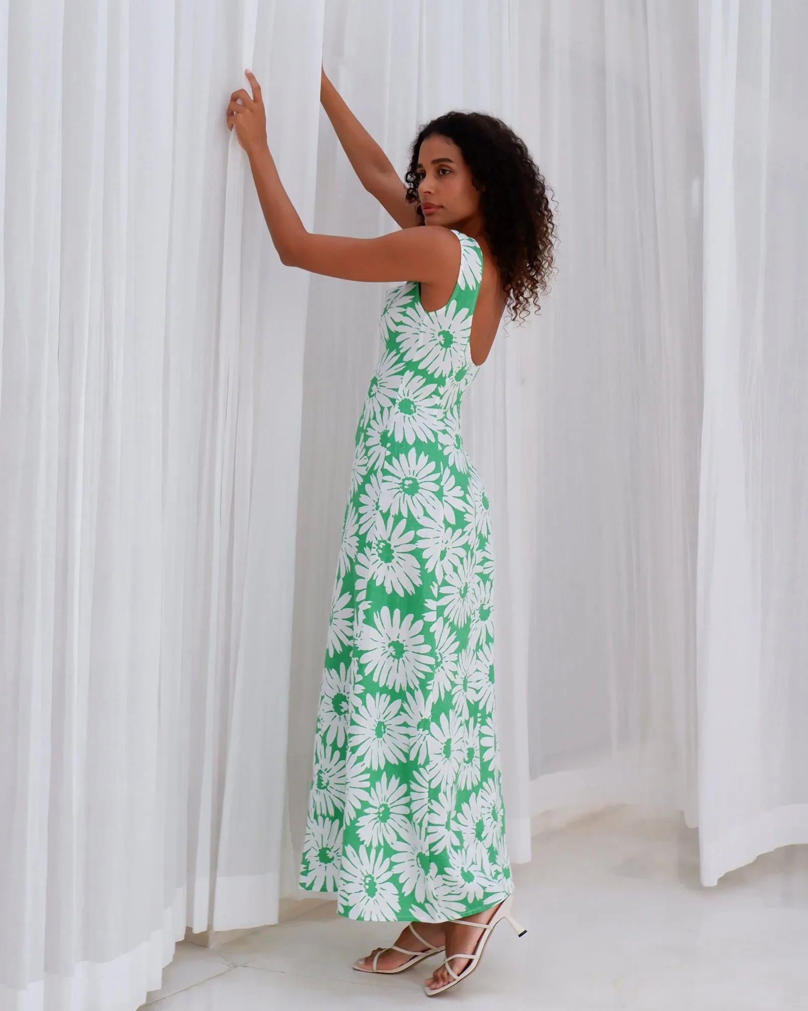 Ada Dress 2.0 | Linen Floral