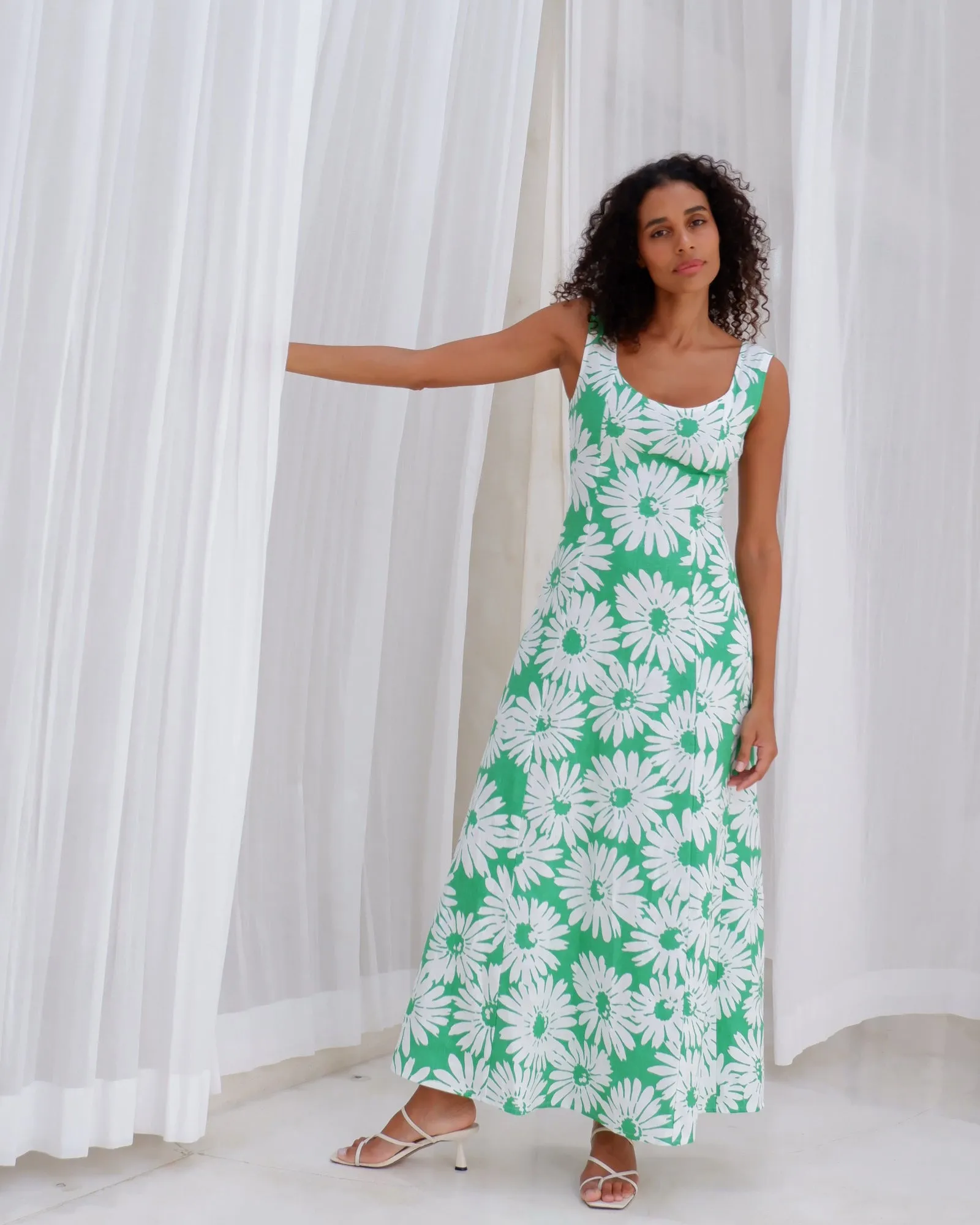Ada Dress 2.0 | Linen Floral