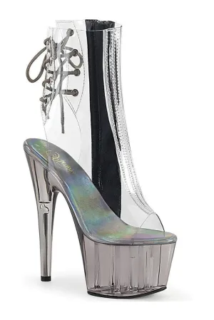 ADORE-1018CT Exotic Boot | Clear Vinyl