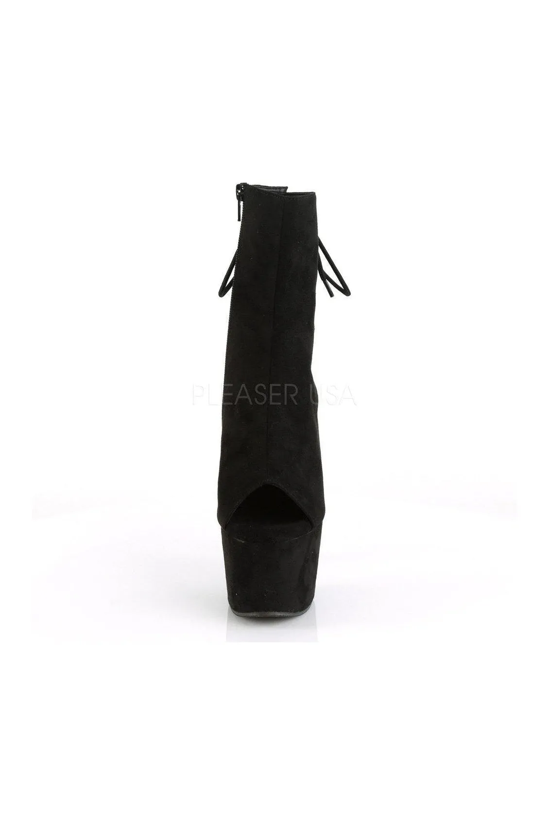 ADORE-1018FS Platform Boot | BlackFaux Suede