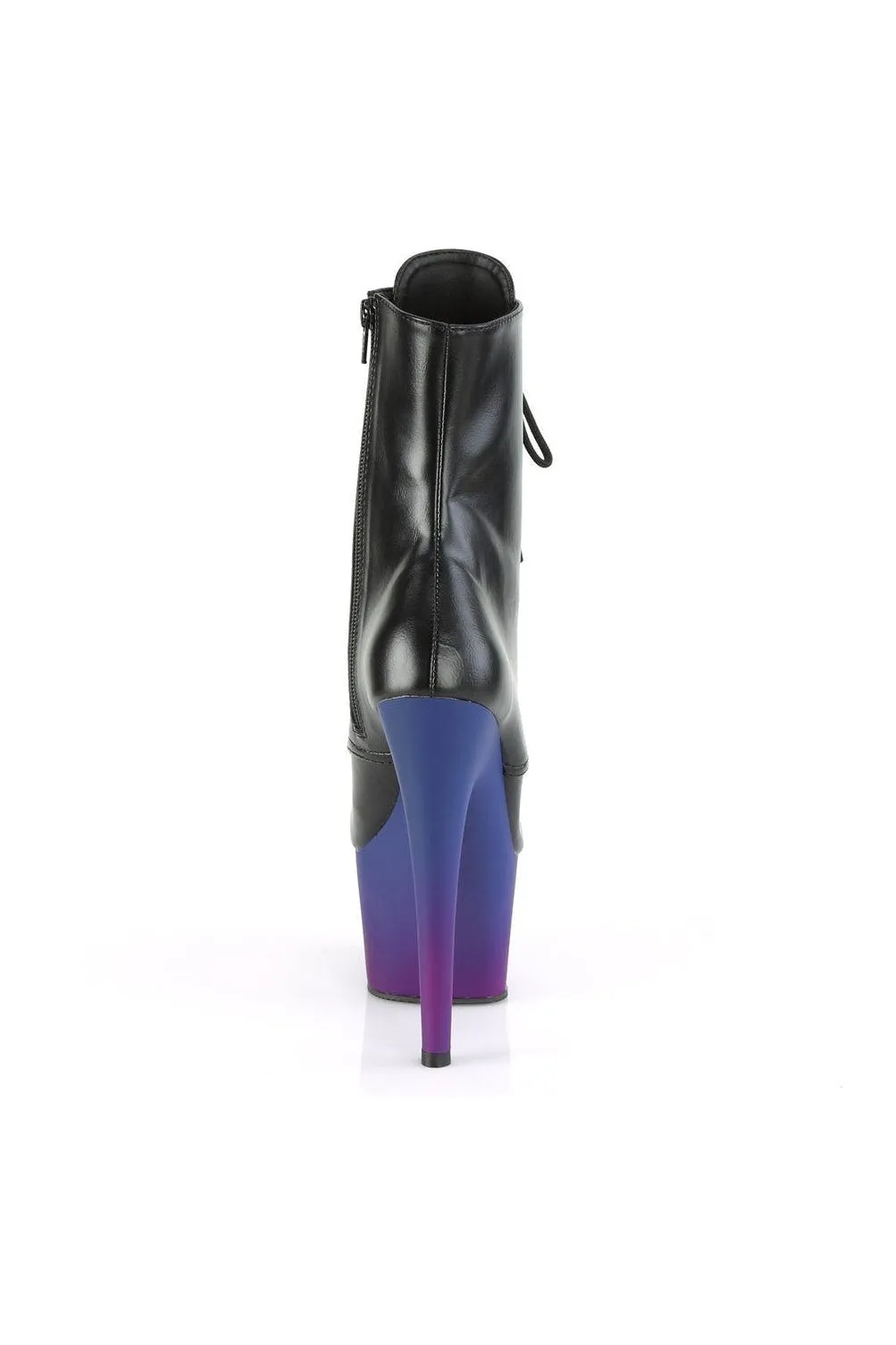 ADORE-1020BP Exotic Boot | Black Faux Leather