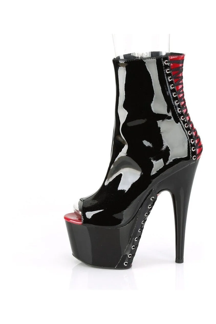 ADORE-1025 Exotic Boot | Black Patent