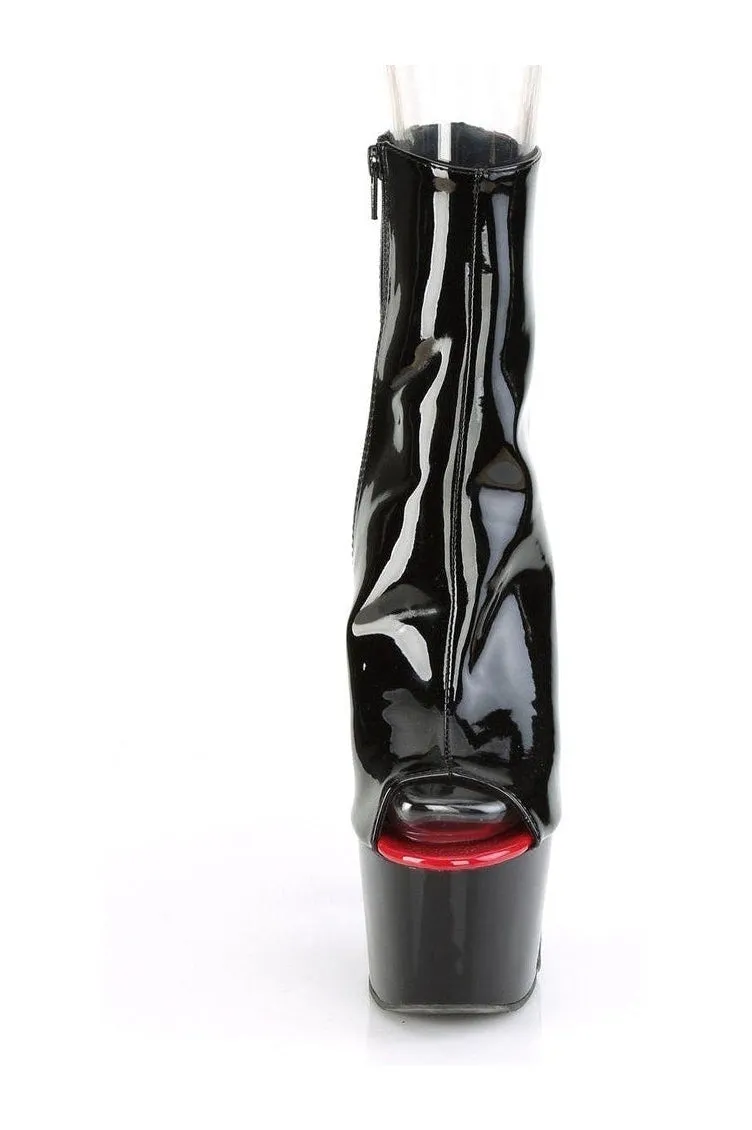 ADORE-1025 Exotic Boot | Black Patent