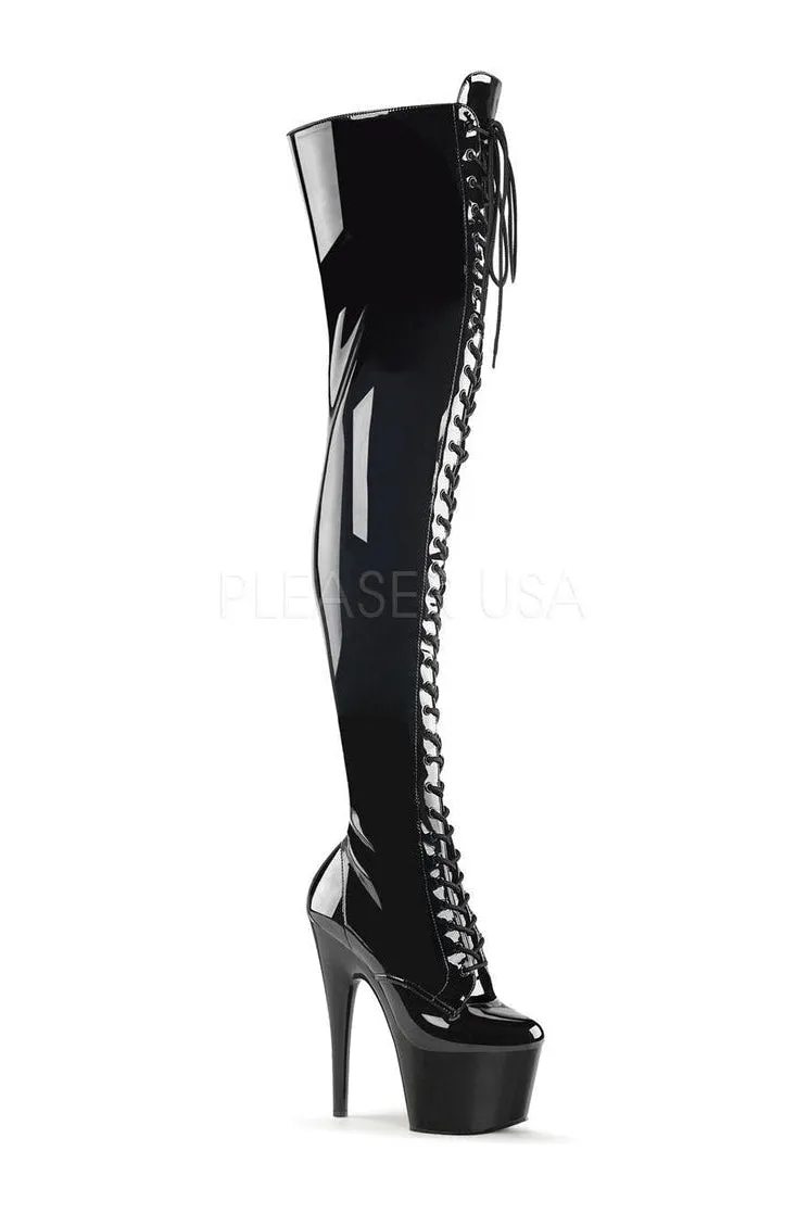 ADORE-3023 Platform Boot  | Black Patent