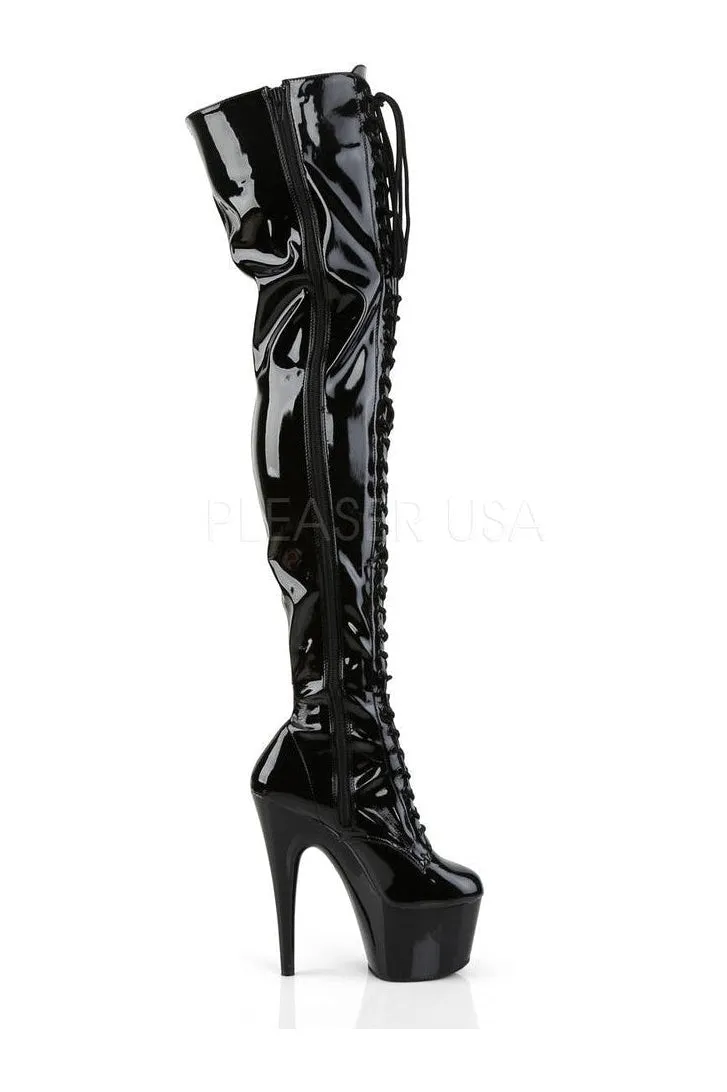 ADORE-3023 Platform Boot  | Black Patent