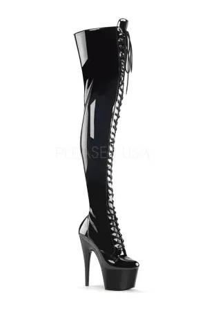ADORE-3023 Platform Boot  | Black Patent
