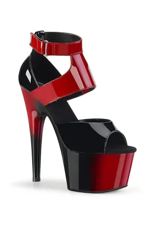 ADORE-700-16 Exotic Sandal | Black Patent