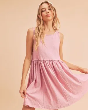 Aemi   Co Round Neck Mini Tank Dress
