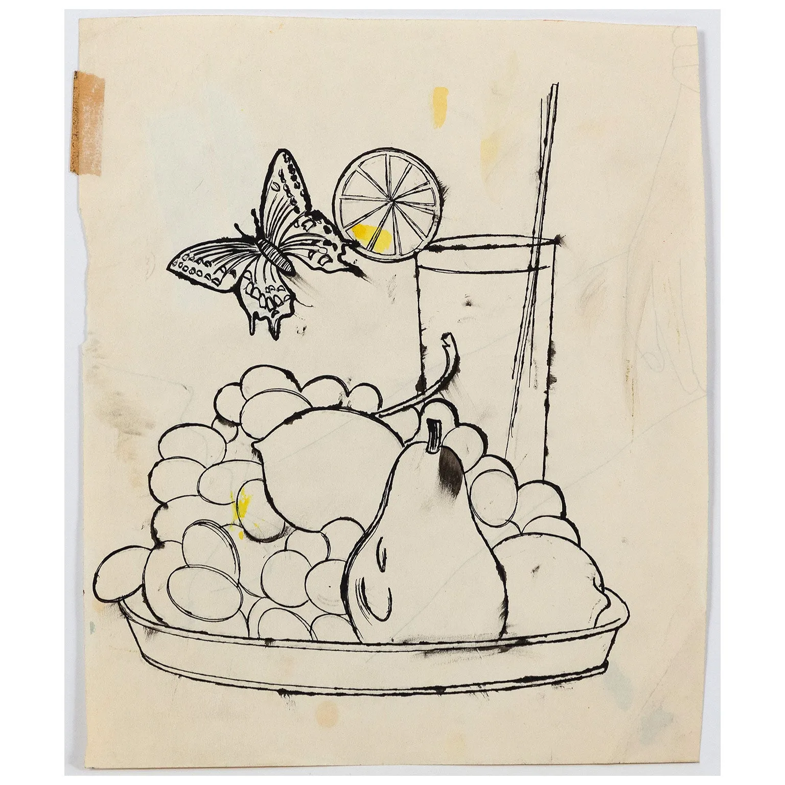ANDY WARHOL "SUMMER STILL LIFE", c. 1955