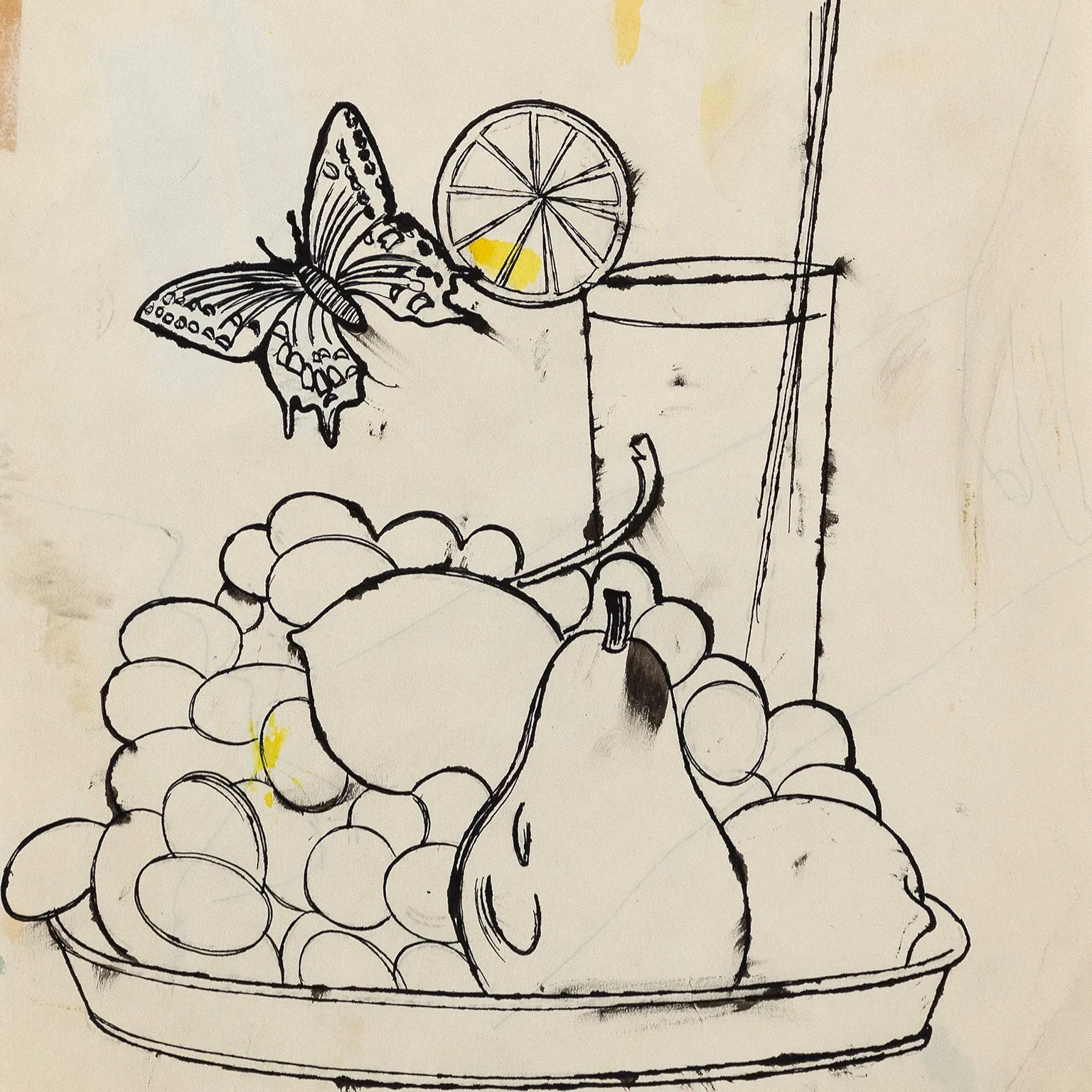 ANDY WARHOL "SUMMER STILL LIFE", c. 1955