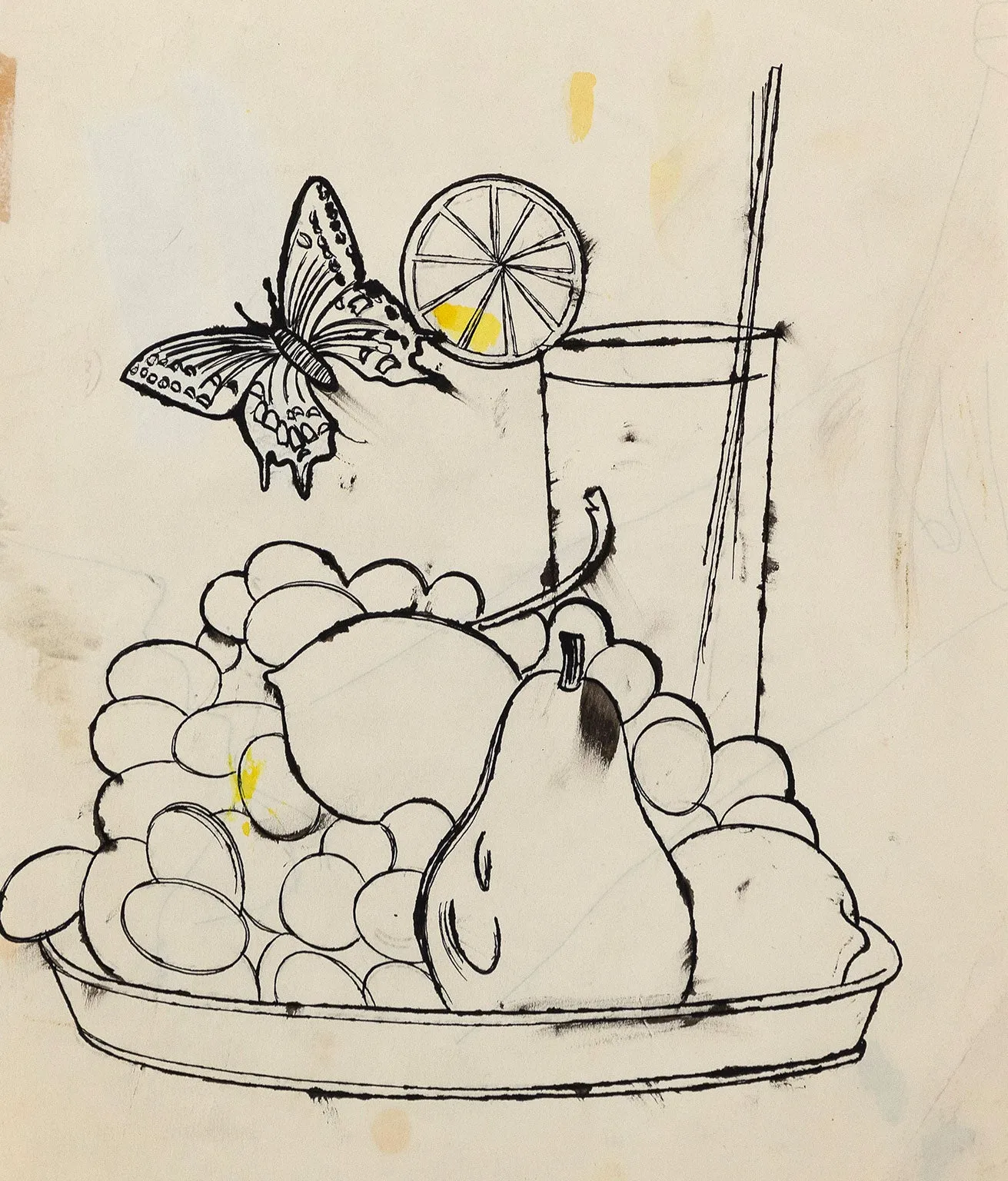 ANDY WARHOL "SUMMER STILL LIFE", c. 1955