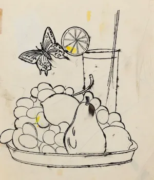 ANDY WARHOL "SUMMER STILL LIFE", c. 1955
