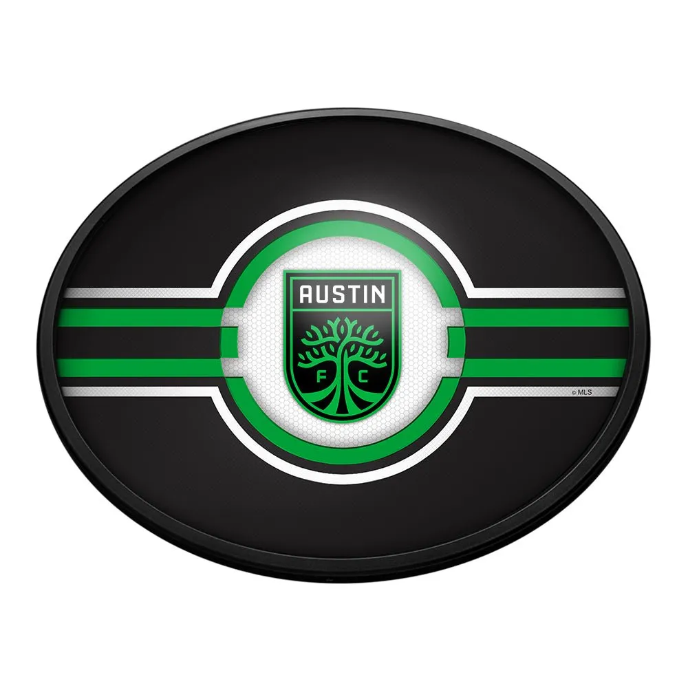 Austin FC: Oval Slimline Lighted Wall Sign