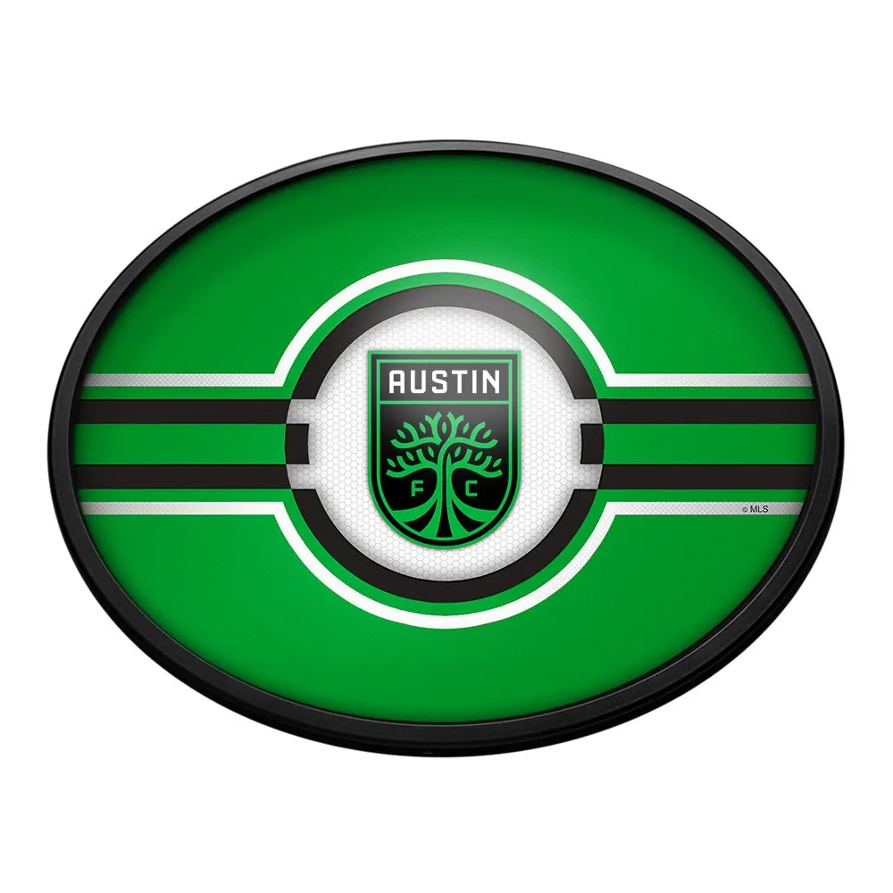 Austin FC: Oval Slimline Lighted Wall Sign