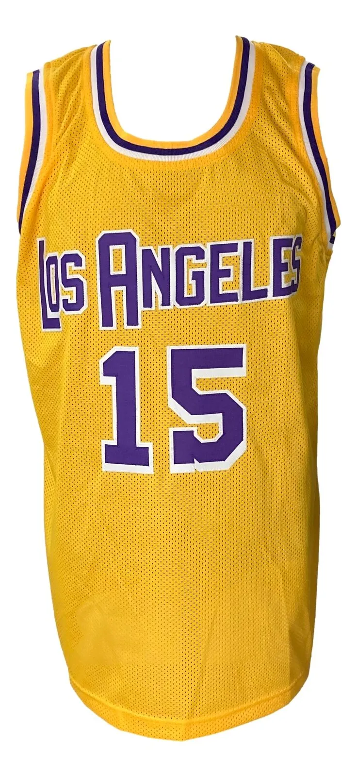 Austin Reaves Signed Custom Yellow Pro-Style Basketball Jersey BAS ITP
