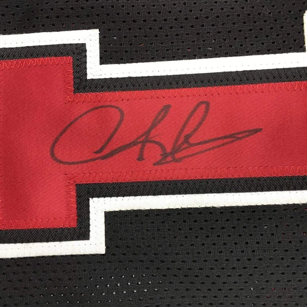 Autographed/Signed DENNIS RODMAN Chicago Black Basketball Jersey JSA COA Auto