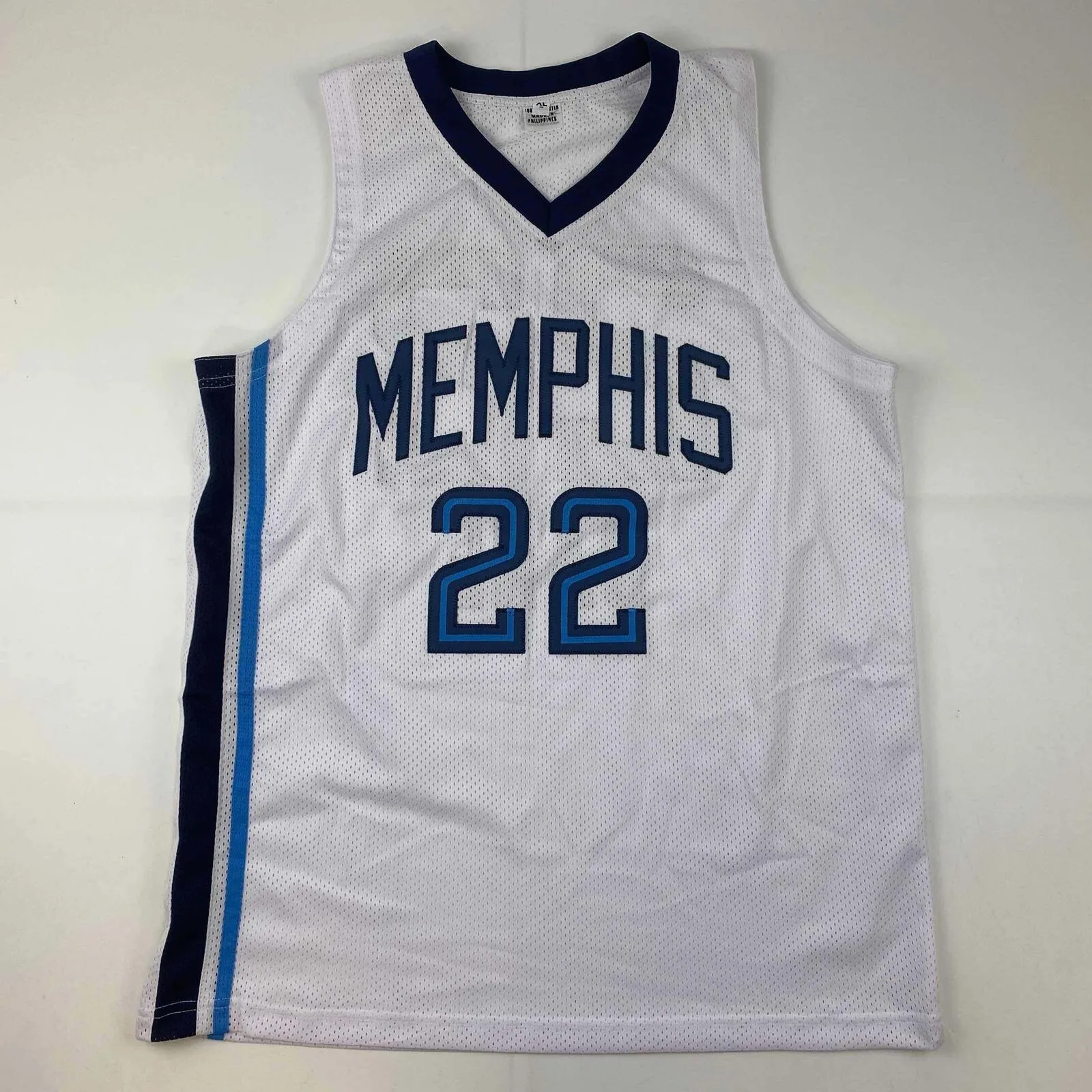 Autographed/Signed Desmond Bane Memphis White Basketball Jersey JSA COA