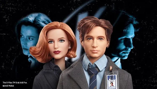 Barbie The X-Files Agent Fox Mulder and Agent Dana Scully Collector Doll Set