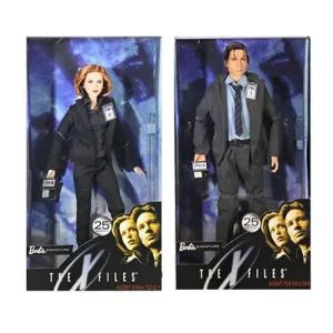 Barbie The X-Files Agent Fox Mulder and Agent Dana Scully Collector Doll Set