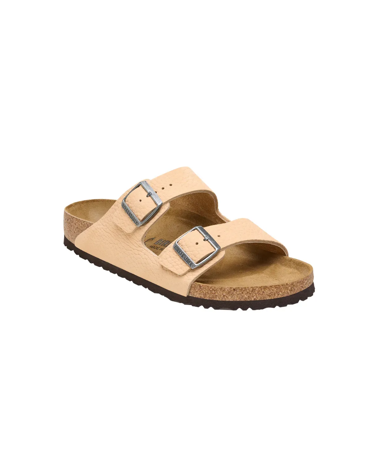 Birkenstock Arizona Nubuck Leather Desert Buck New Beige Sandals