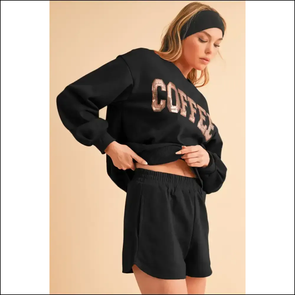 Black Sequins Coffee: Needful Things' Sparkle  Set ?✨