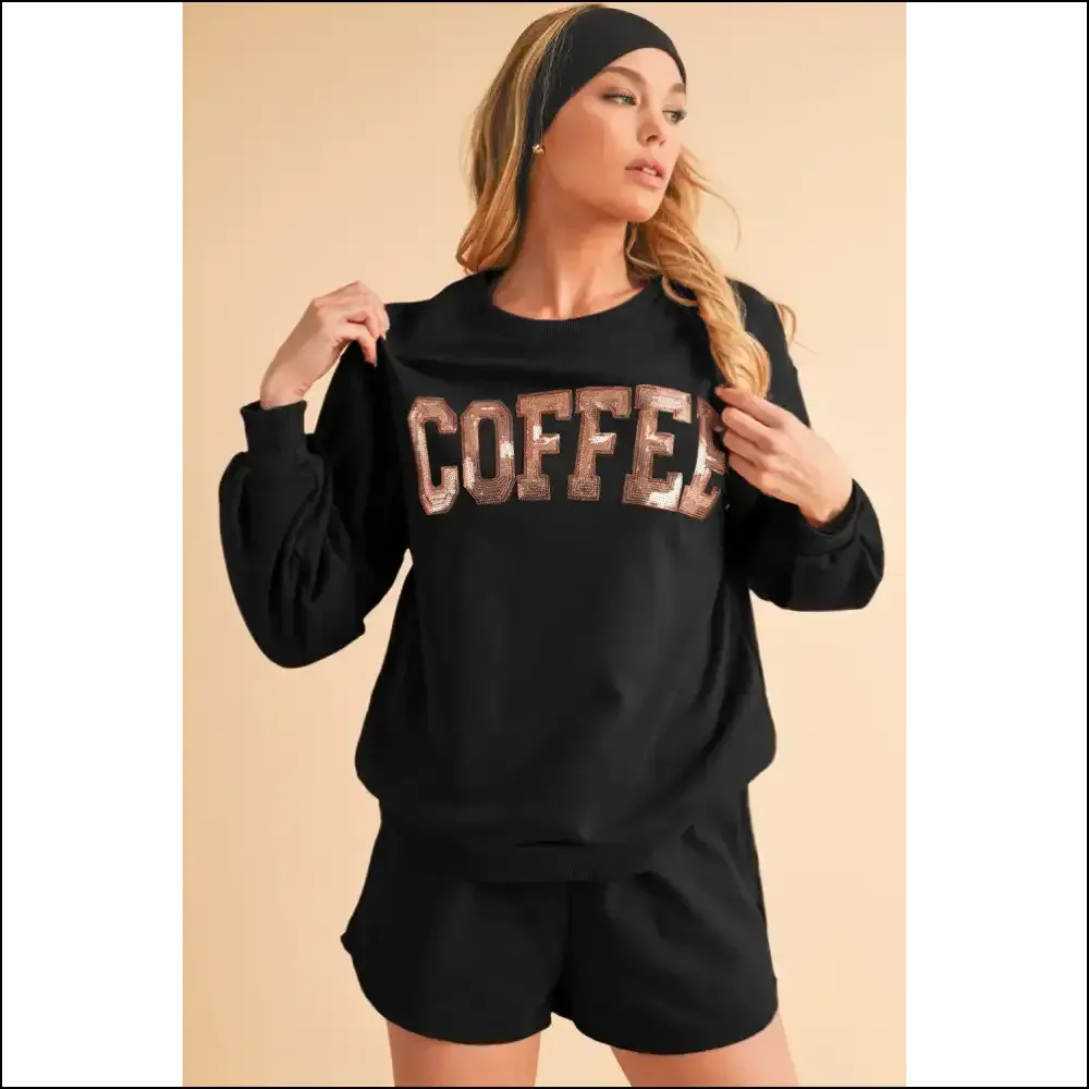 Black Sequins Coffee: Needful Things' Sparkle  Set ?✨