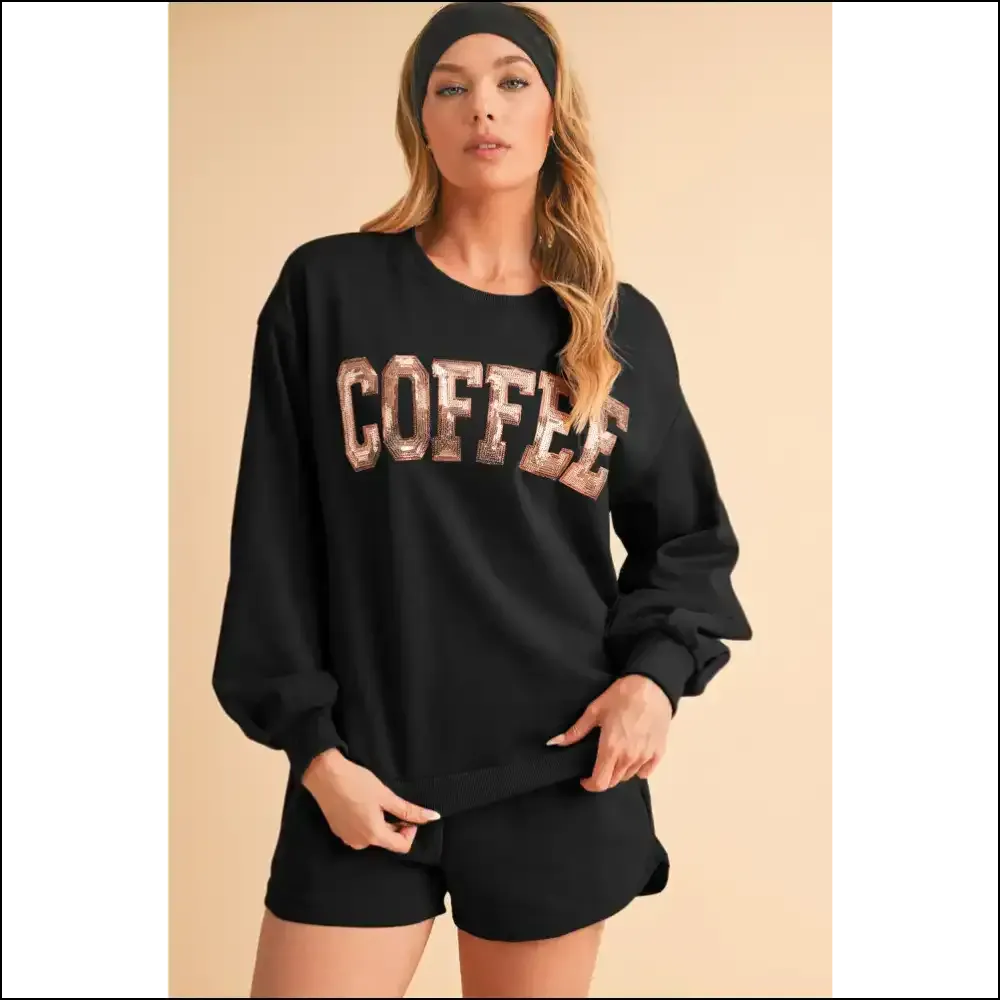 Black Sequins Coffee: Needful Things' Sparkle  Set ?✨