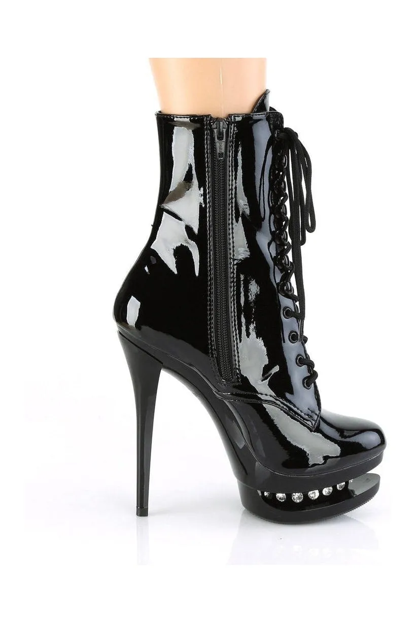 BLONDIE-R-1020 Exotic Boot | Black Patent