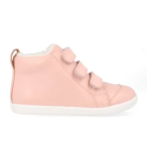 Bobux I Walk Hi Court Switch Arctic Seashell(silver Metalic   White) Trainers
