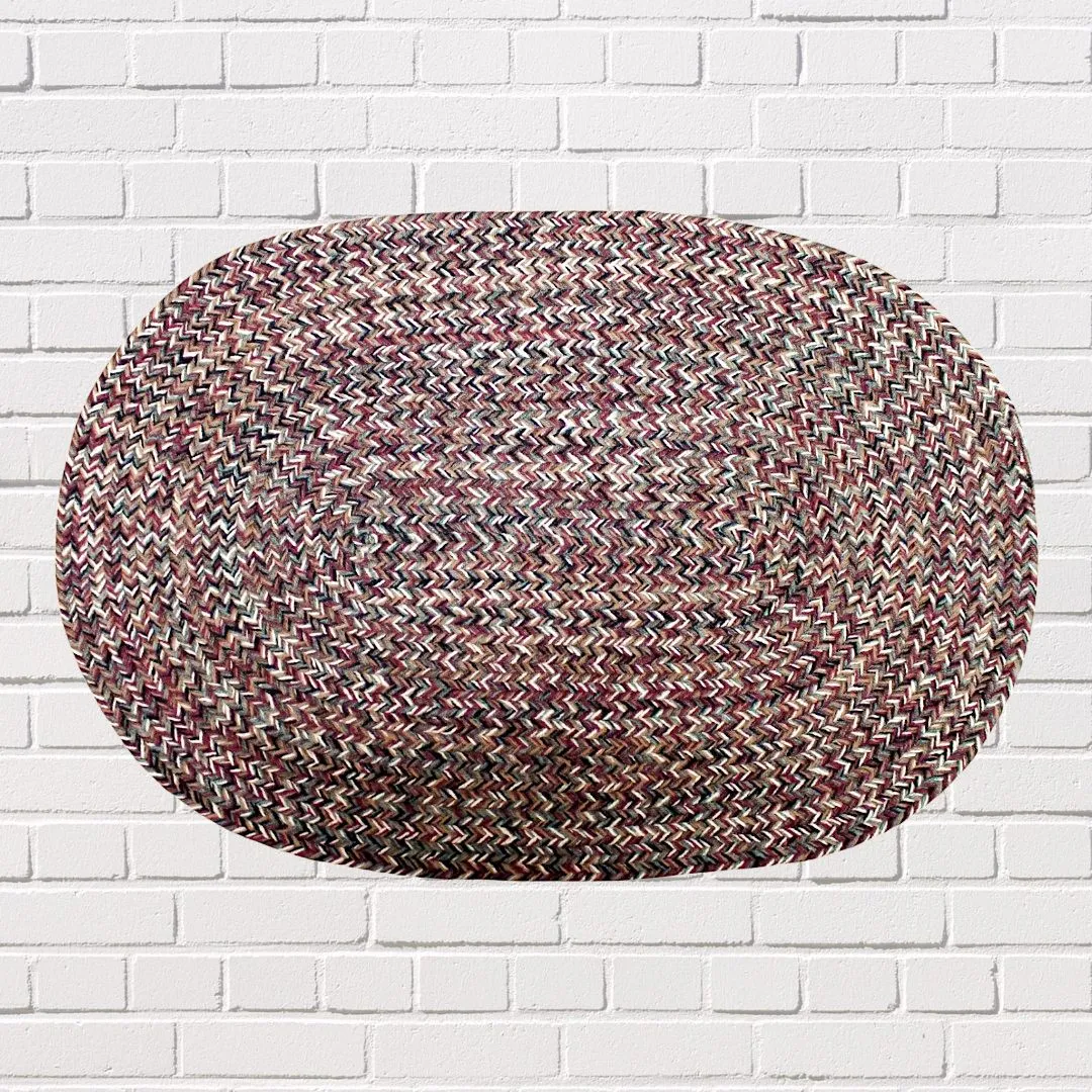 Braided Oval Rug 3' x 2'
