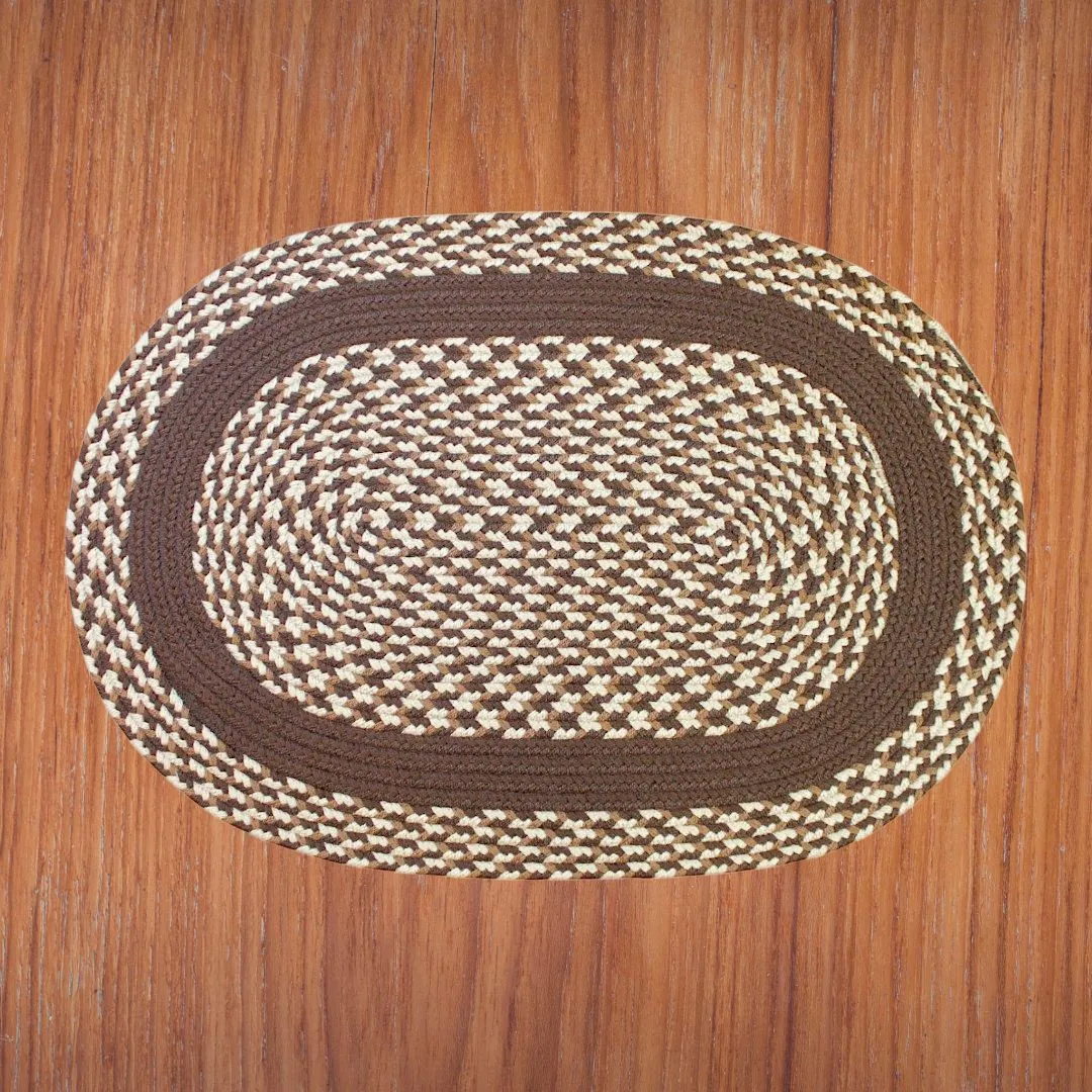 Braided Oval Rug 3' x 2'