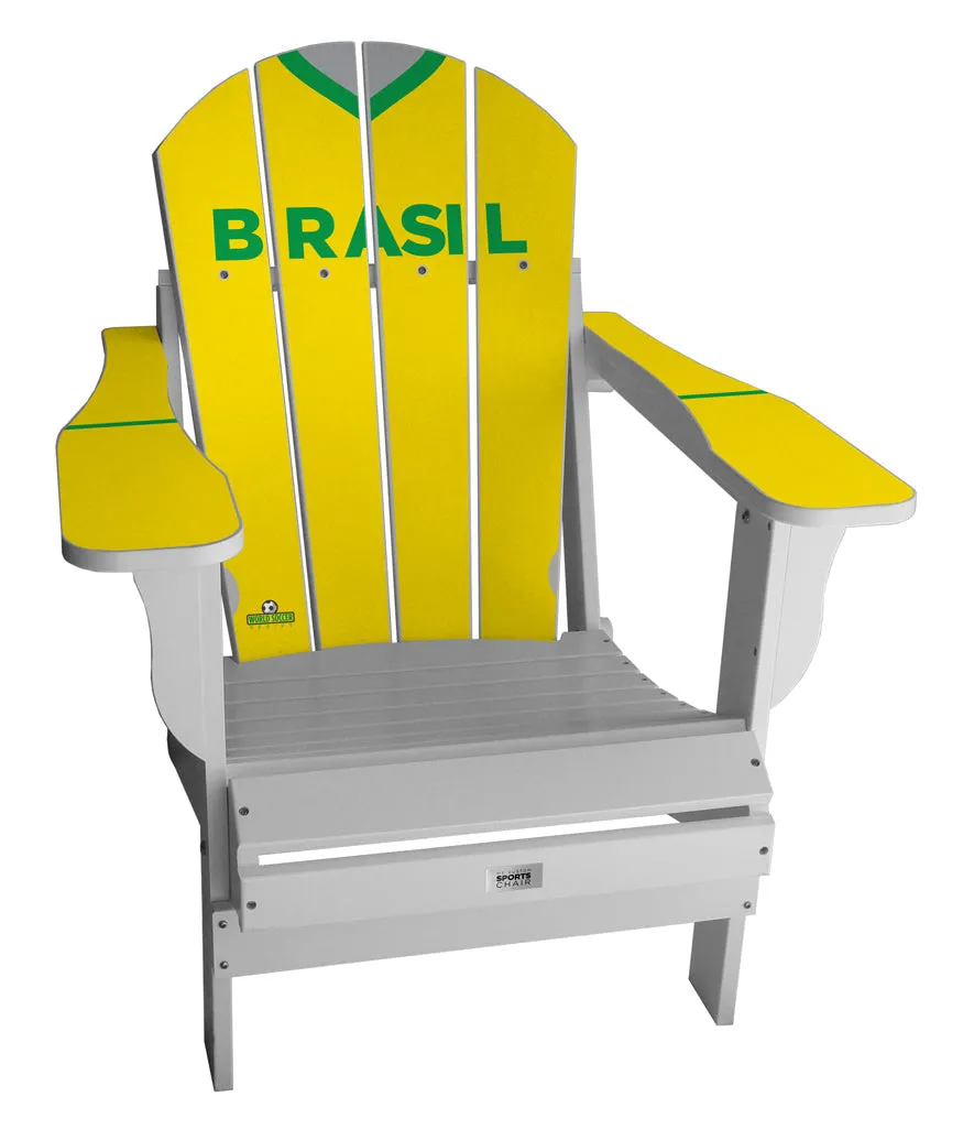 Brazil Complete Custom with personalized name World Soccer Chair Mini