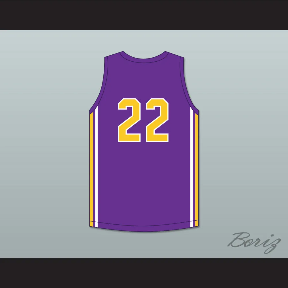 Caleb Houstan 22 Montverde Academy Eagles Purple Basketball Jersey 1