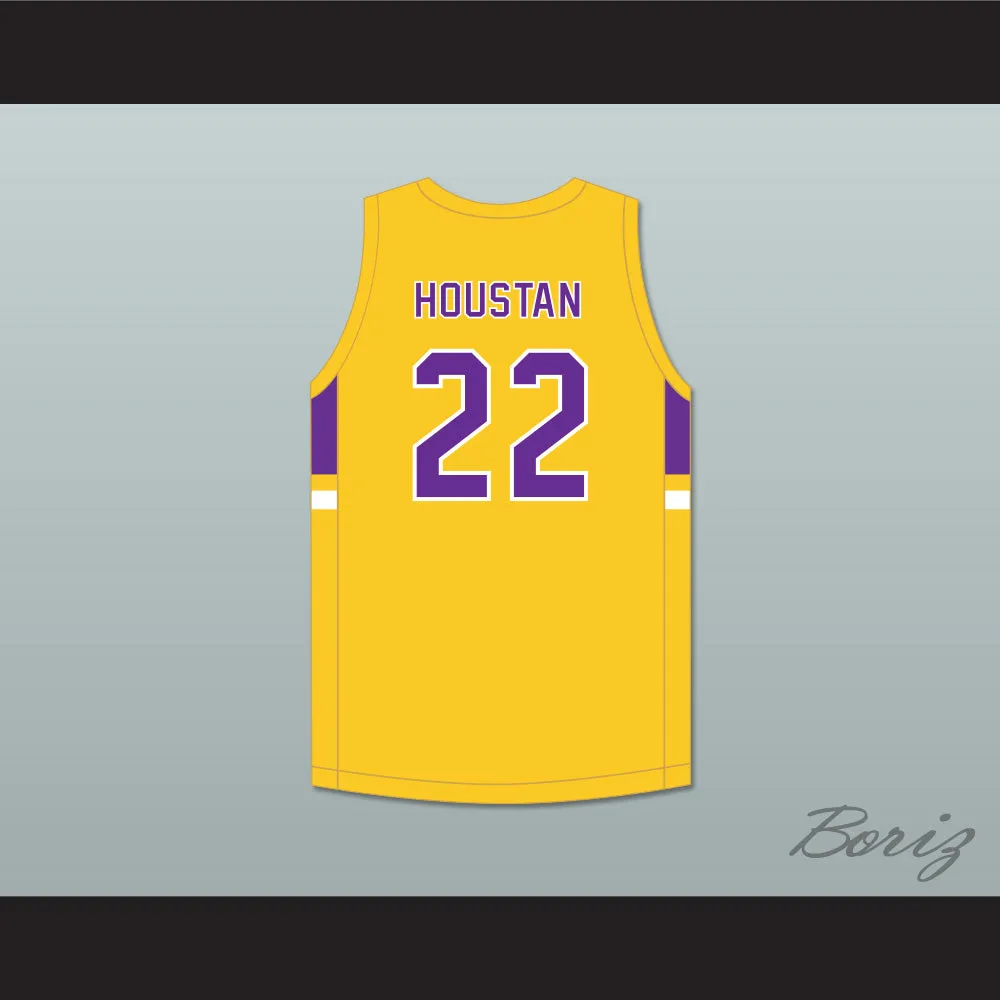 Caleb Houstan 22 Montverde Academy Eagles Yellow Basketball Jersey 2