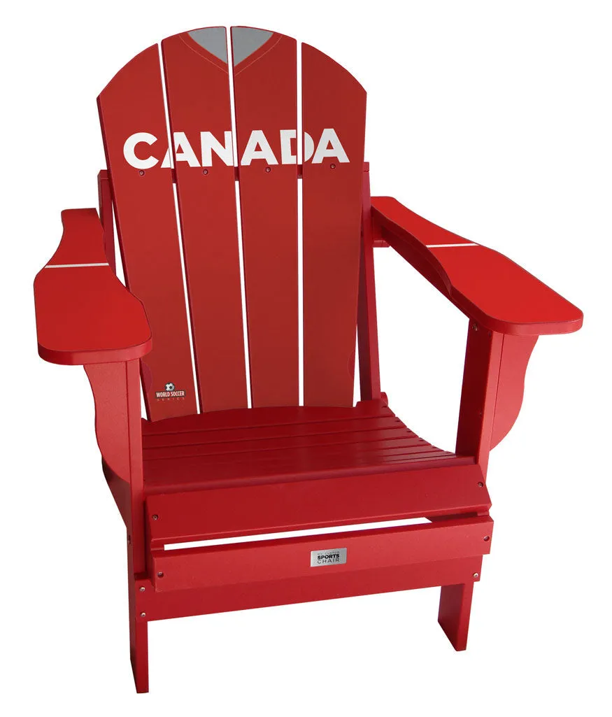 Canada Complete Custom with personalized name World Soccer Chair Mini