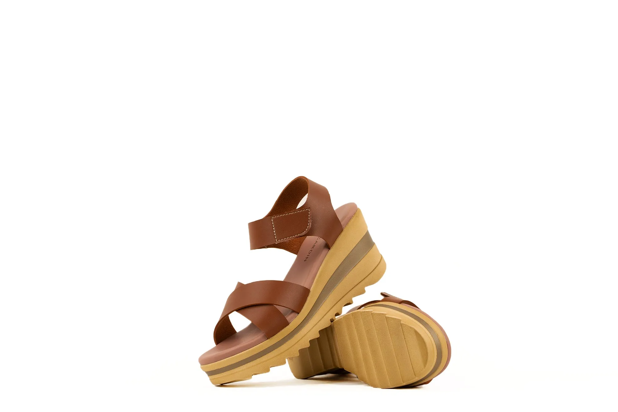 CANELA WEDGES SANDALS | TAN | WOMEN